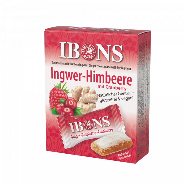 IBONS Ingwer Himbeere mit Cranberry